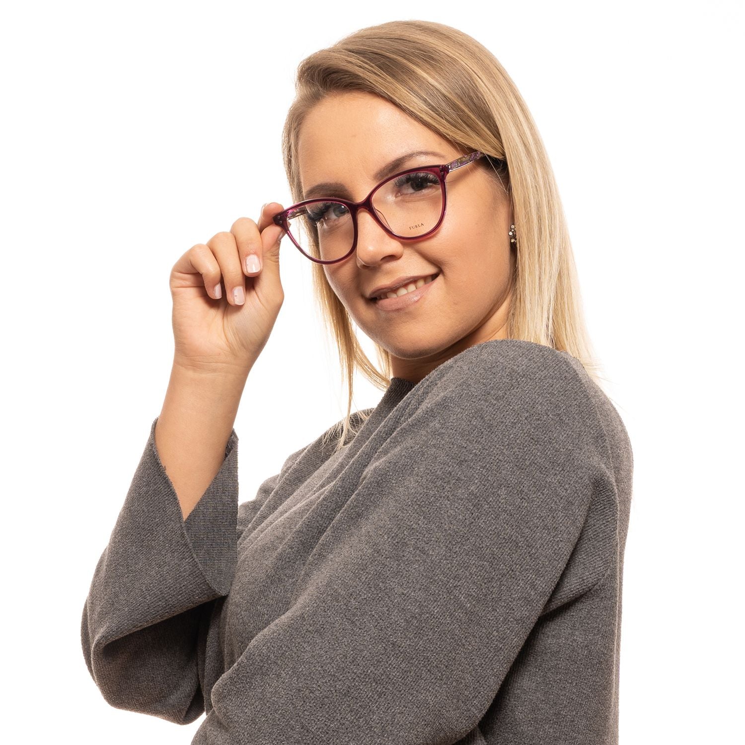 Furla Purple Frames for Woman - ClickThatClicks 