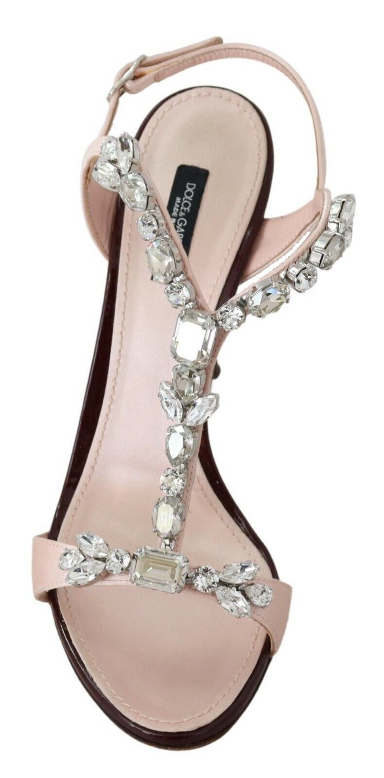 Dolce & Gabbana Pink Crystals Heels Keira Sandals - ClickThatClicks 