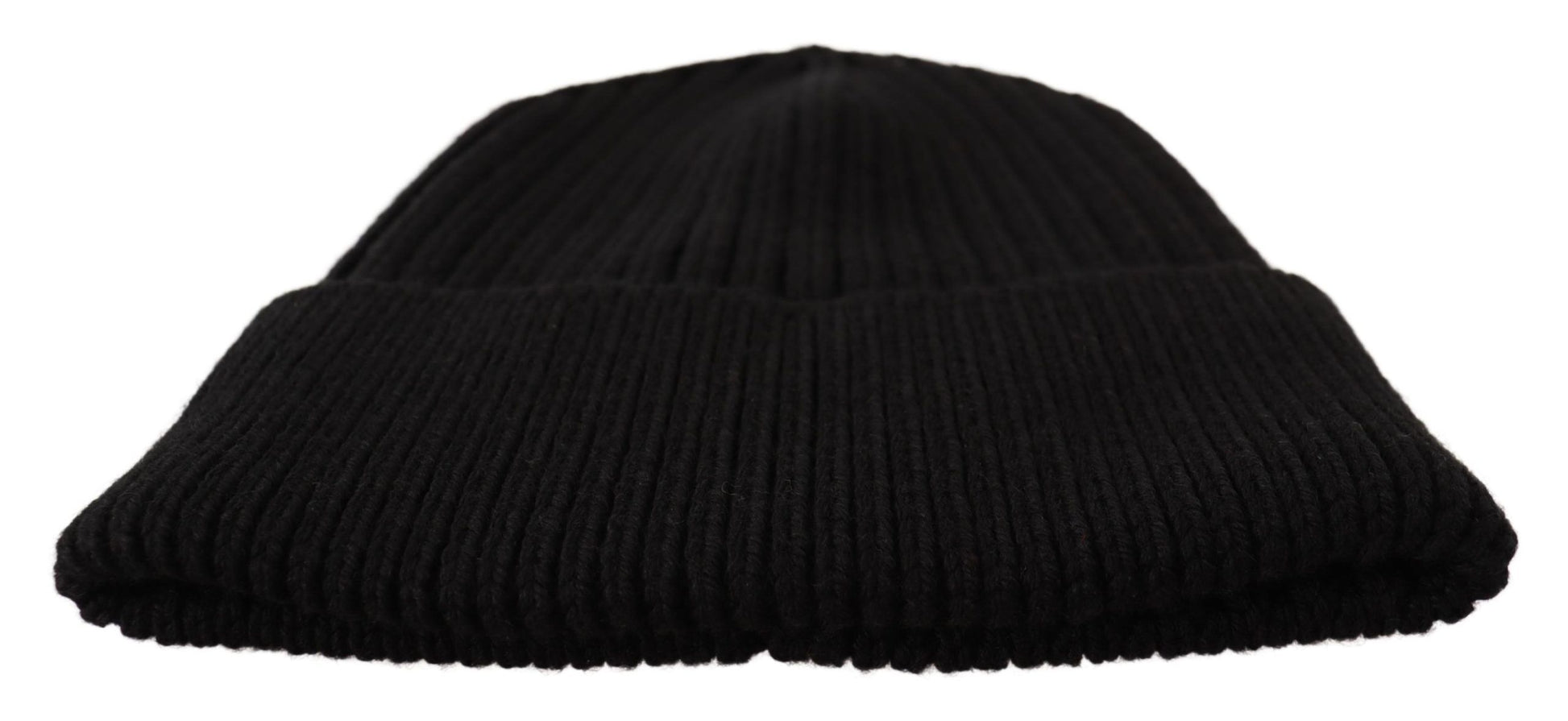 Dolce & Gabbana Black Wool Knit Women Winter Hat - ClickThatClicks 