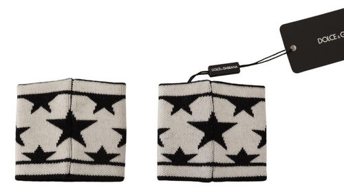Dolce & Gabbana White Black Wool Logo #DGMILLENNIALS Wristband - ClickThatClicks 