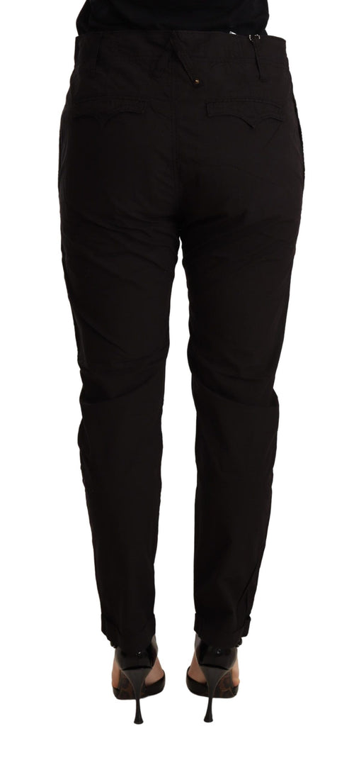 CYCLE Black Mid Waist BAGGY Fit Skinny Trouser - ClickThatClicks 