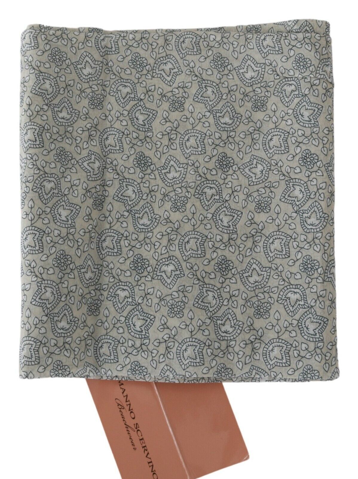 Ermanno Scervino Beige Blue Belt Wrap Beachwear Waist - ClickThatClicks 