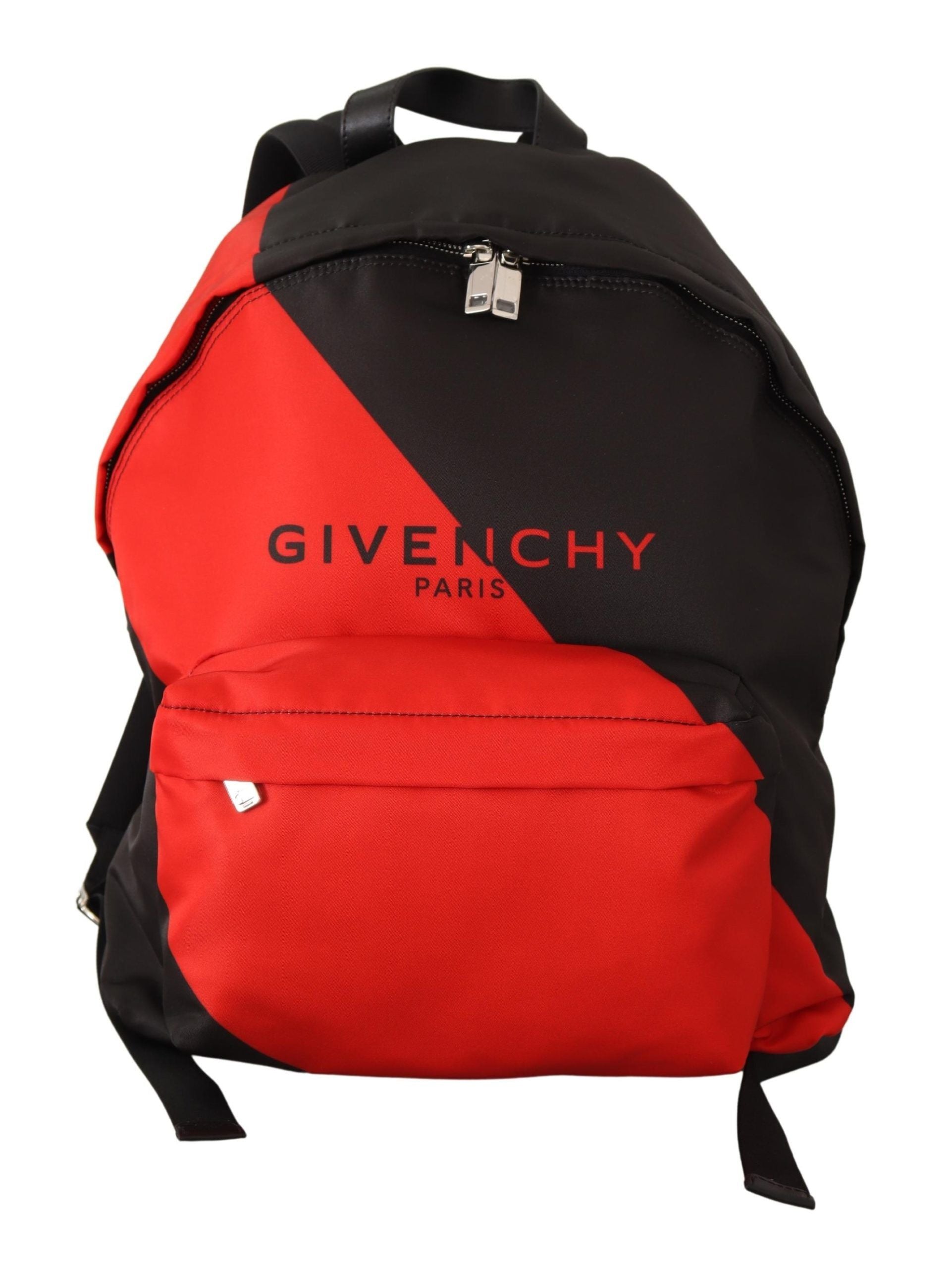 Givenchy Red & Black Nylon Urban Backpack - ClickThatClicks 