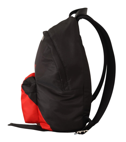 Givenchy Red & Black Nylon Urban Backpack - ClickThatClicks 