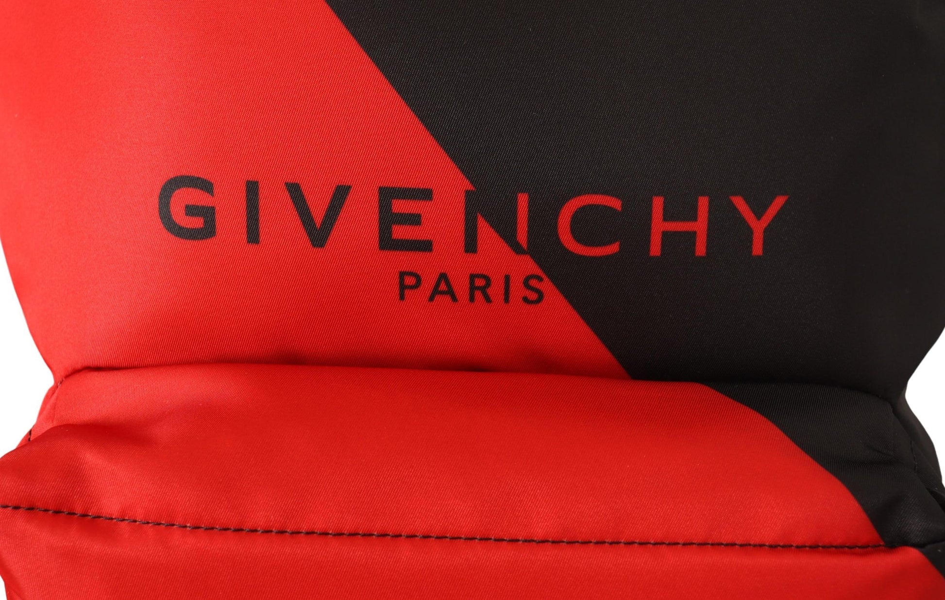 Givenchy Red & Black Nylon Urban Backpack - ClickThatClicks 