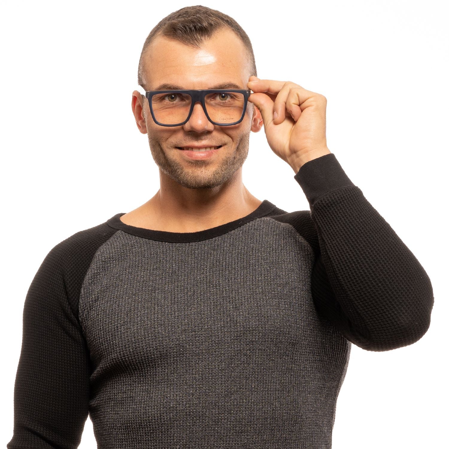 Yohji Yamamoto Blue Plastic Glasses (Frames) - ClickThatClicks 