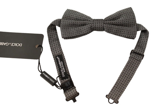 Dolce & Gabbana Multicolor Patterned Adjustable Neck Papillon Bow Tie - ClickThatClicks 