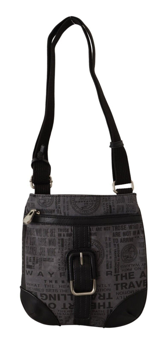 WAYFARER Gray Printed Logo Shoulder Crossbody Purse Bag - ClickThatClicks 