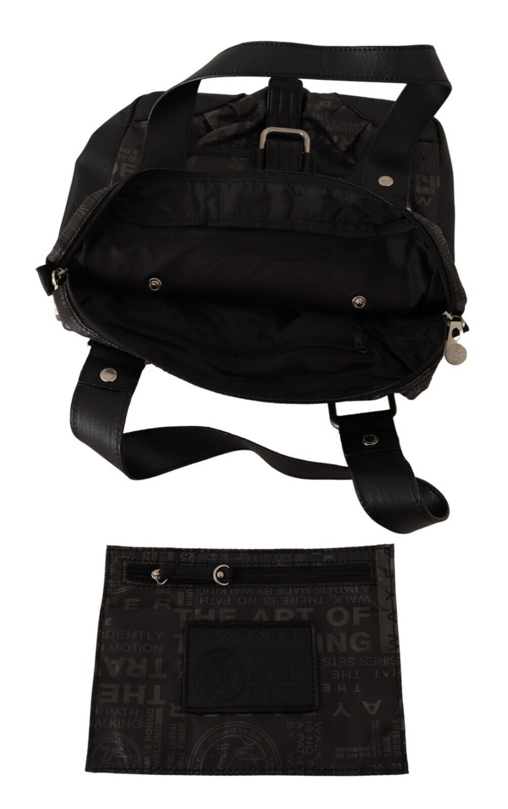 WAYFARER Black Printed Logo Shoulder Handbag Purse Bag - ClickThatClicks 