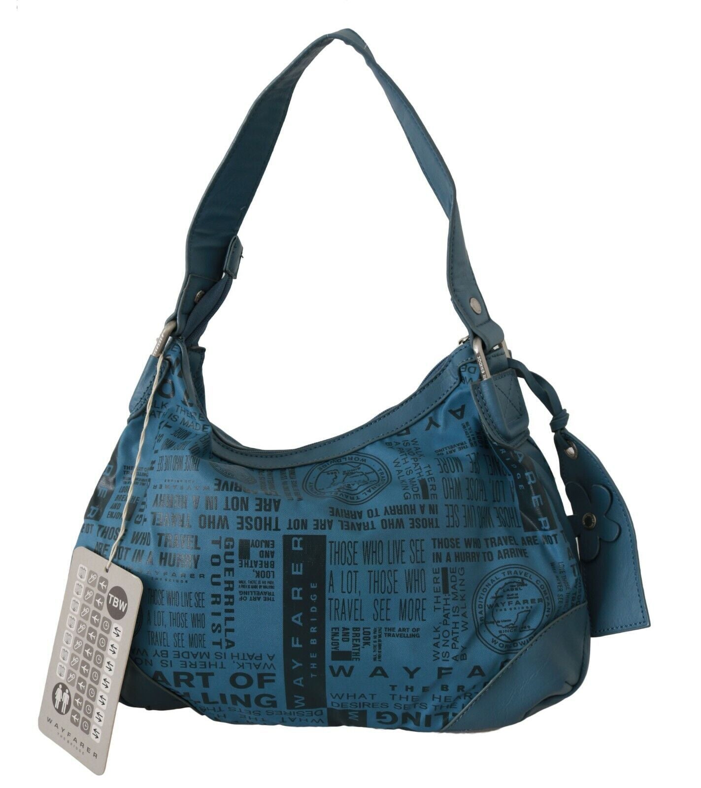 WAYFARER Shoulder Handbag Printed Purse Women Blue - ClickThatClicks 