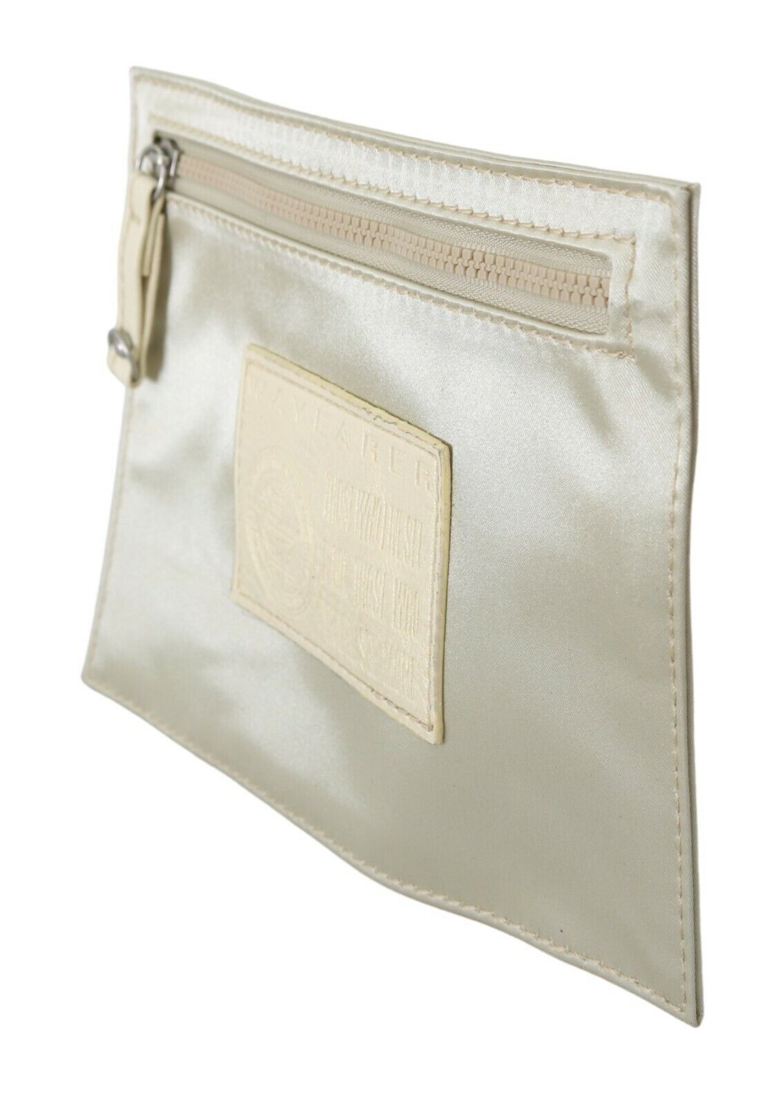WAYFARER White Zippered Coin Holder Wallet - ClickThatClicks 