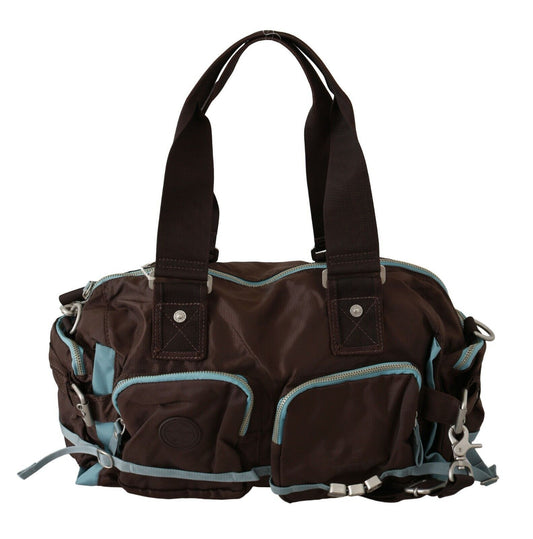 WAYFARER Brown Handbag Duffel Travel Purse - ClickThatClicks 