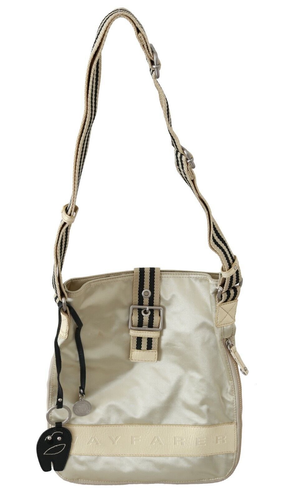 WAYFARER Beige Handbag Shoulder Tote Fabric Purse - ClickThatClicks 