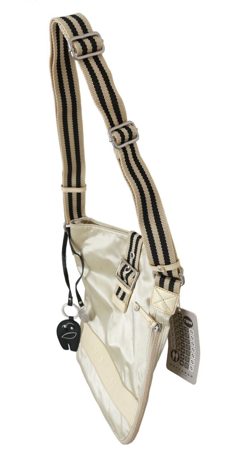 WAYFARER Beige Handbag Shoulder Tote Fabric Purse - ClickThatClicks 