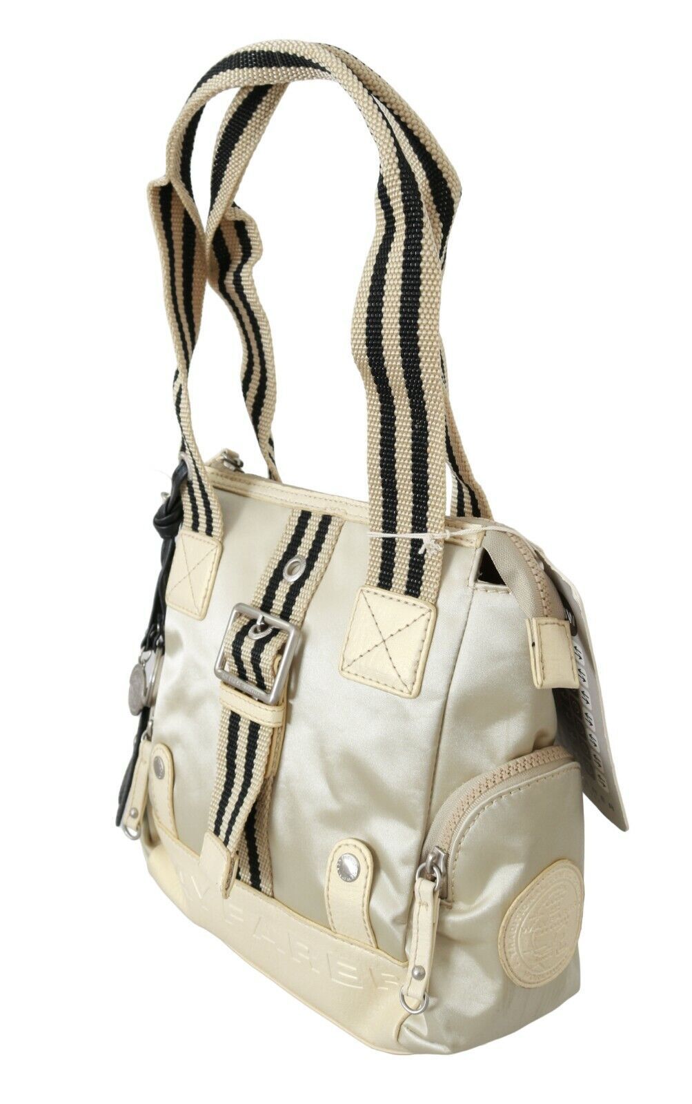 WAYFARER Beige Handbag Shoulder Tote Fabric Purse - ClickThatClicks 