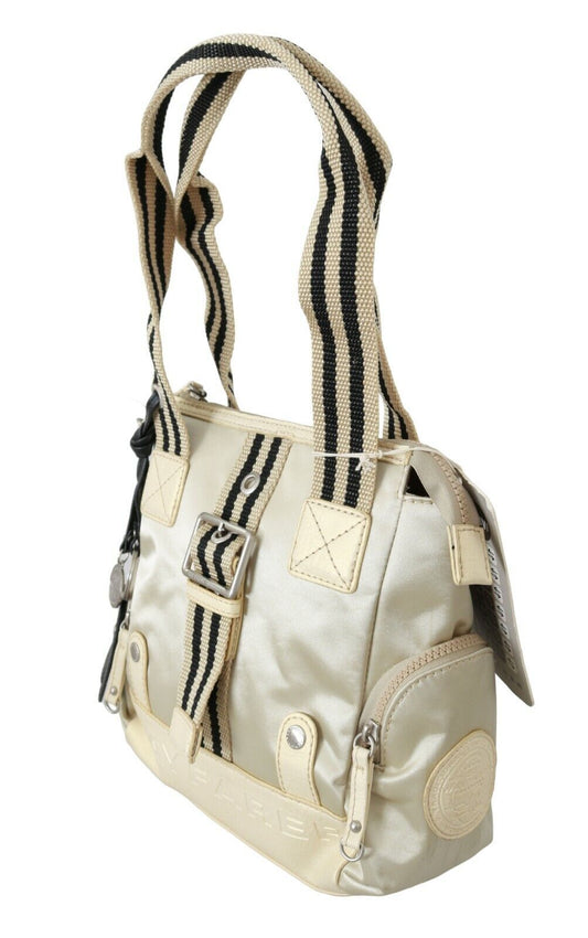 WAYFARER Beige Handbag Shoulder Tote Fabric Purse - ClickThatClicks 