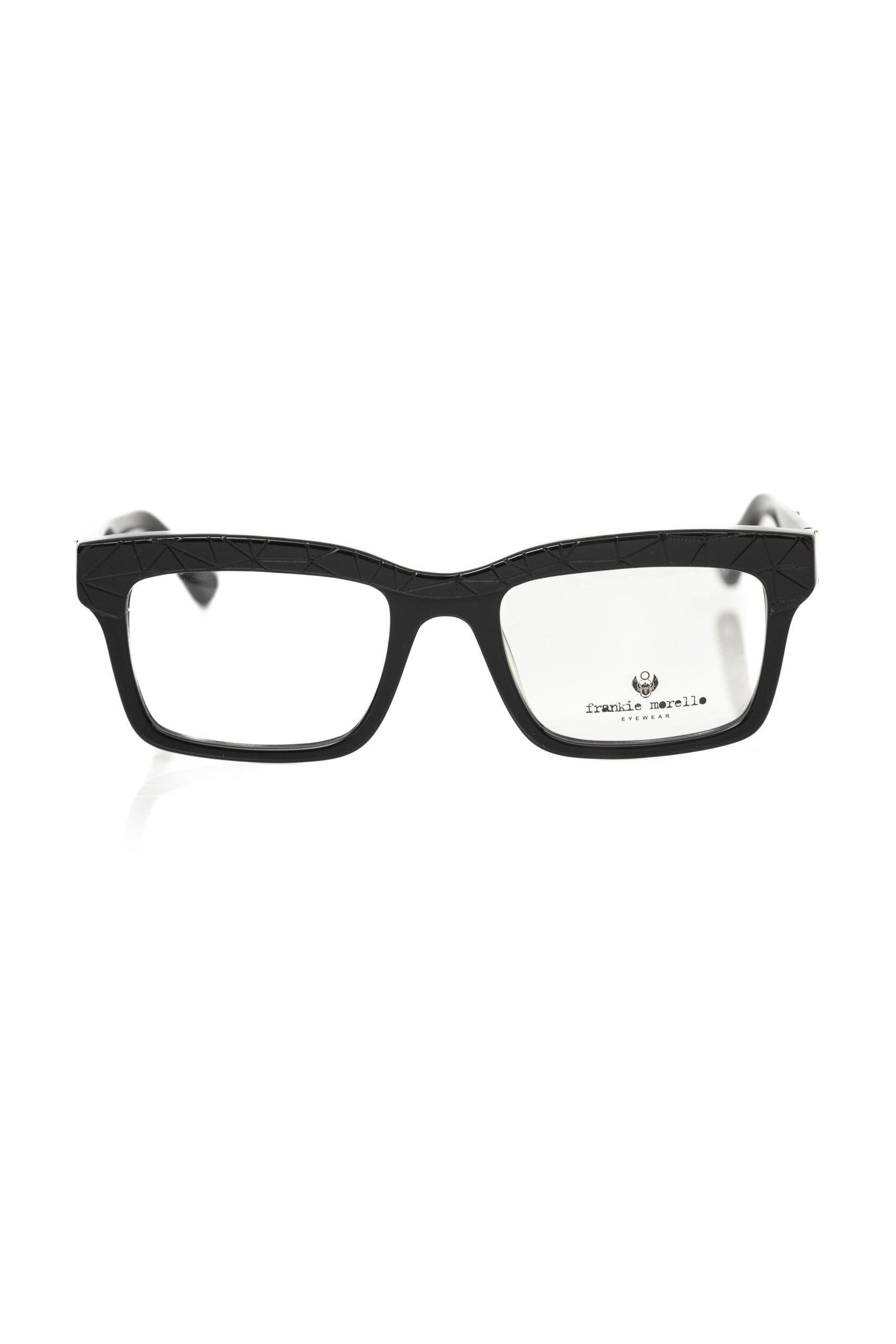 Frankie Morello Black Acetate Men's Frame - ClickThatClicks 
