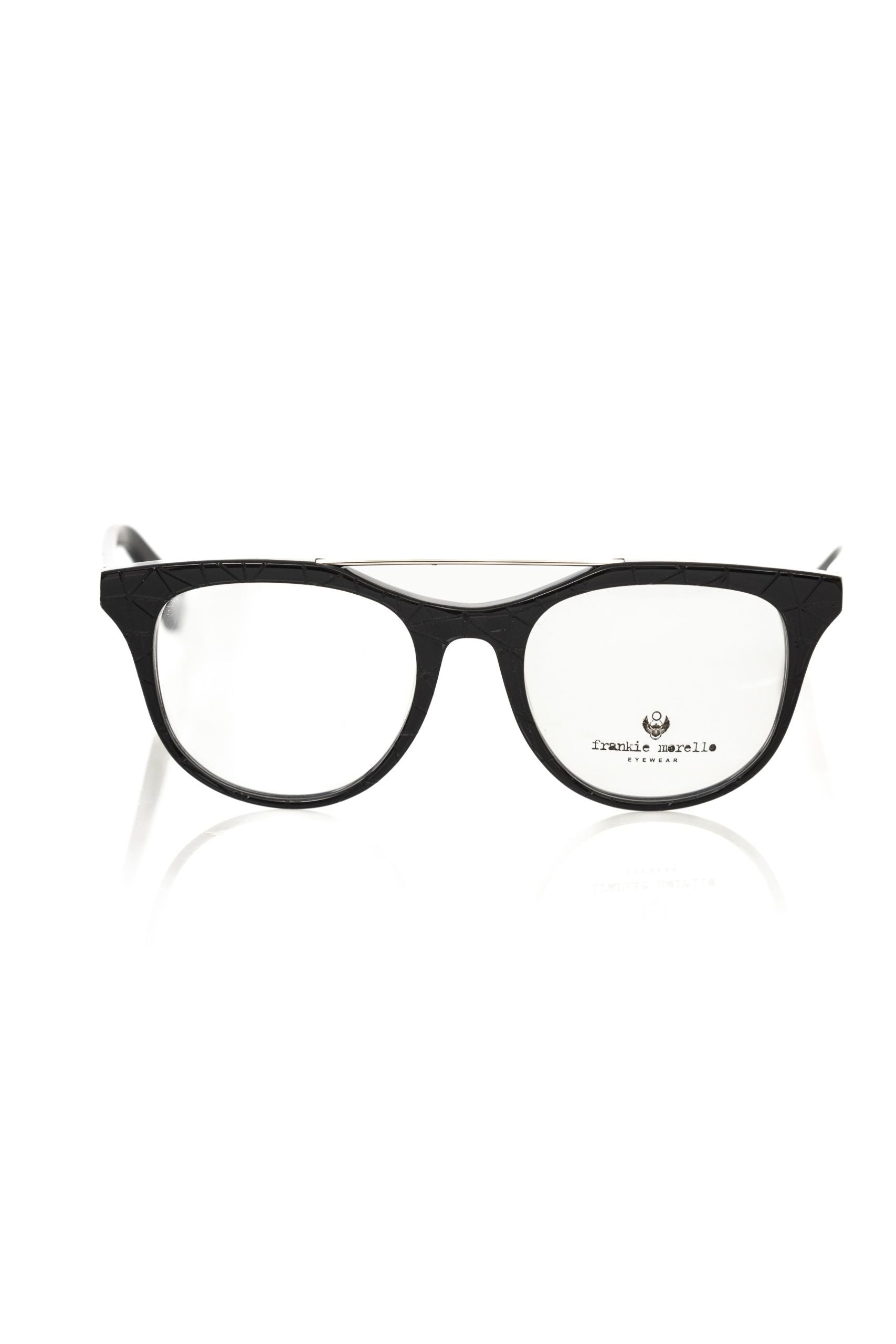 Frankie Morello Black Acetate Men Frame - ClickThatClicks 