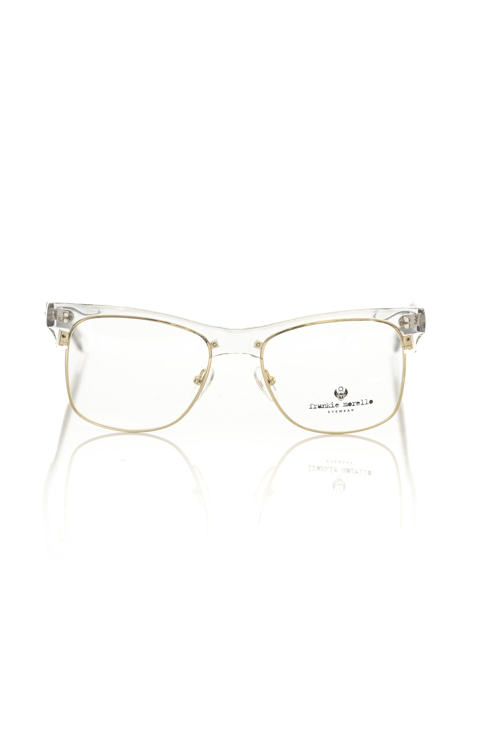 Frankie Morello Gold Metallic Fiber Men Frame - ClickThatClicks 