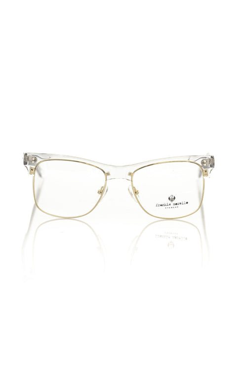 Frankie Morello Gold Metallic Fiber Men Frame - ClickThatClicks 