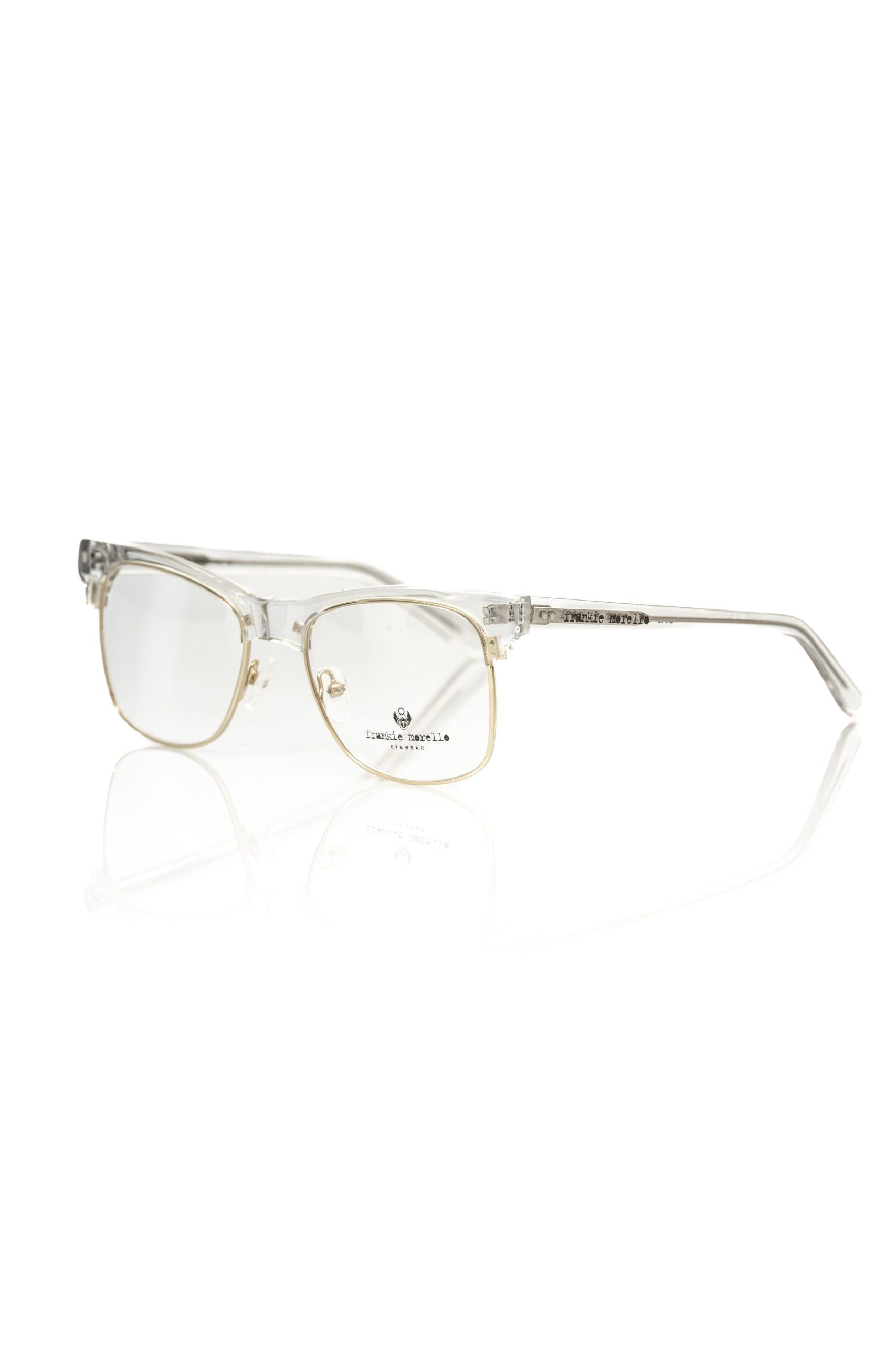Frankie Morello Gold Metallic Fiber Men Frame - ClickThatClicks 