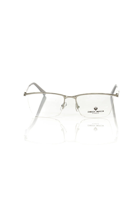 Frankie Morello Silver Metallic Men Frame - ClickThatClicks 