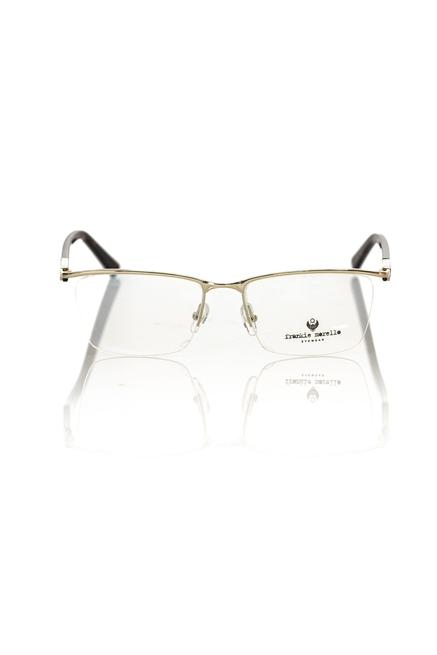 Frankie Morello Gold Metallic Mens Frame - ClickThatClicks 