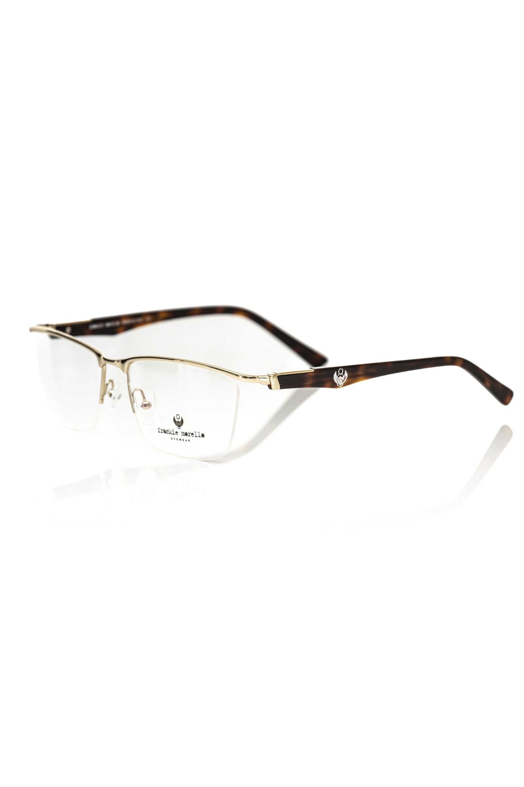 Frankie Morello Gold Metallic Mens Frame - ClickThatClicks 