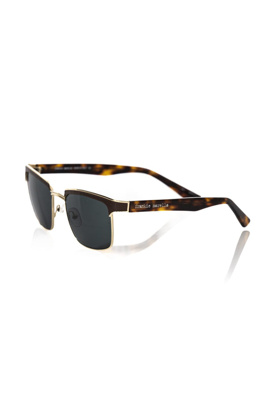 Frankie Morello Brown Metallic Men's Sunglass - ClickThatClicks 