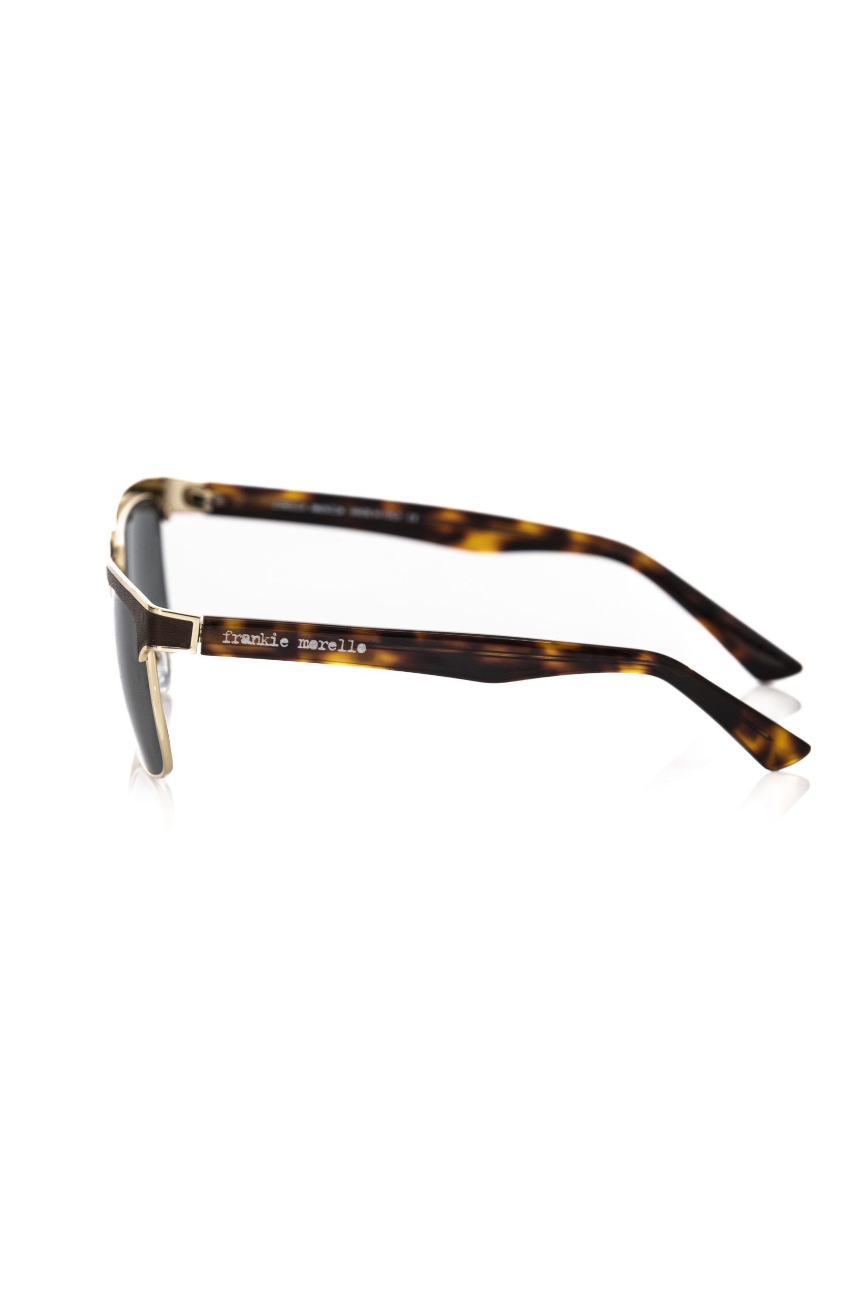 Frankie Morello Brown Metallic Men's Sunglass - ClickThatClicks 