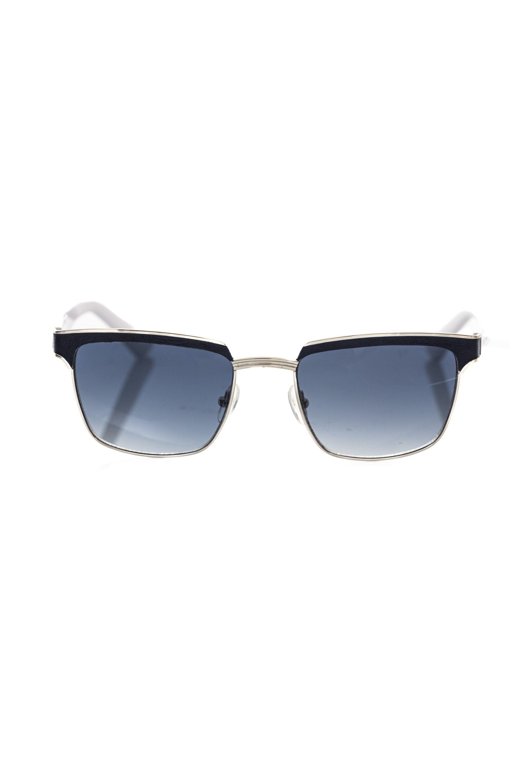 Frankie Morello Black Metallic Fiber Men Sunglass - ClickThatClicks 