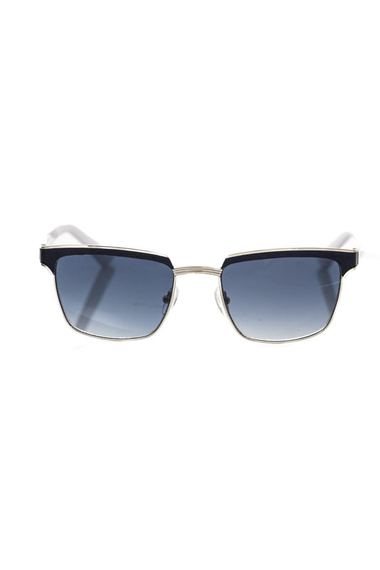 Frankie Morello Black Metallic Fiber Men Sunglass - ClickThatClicks 