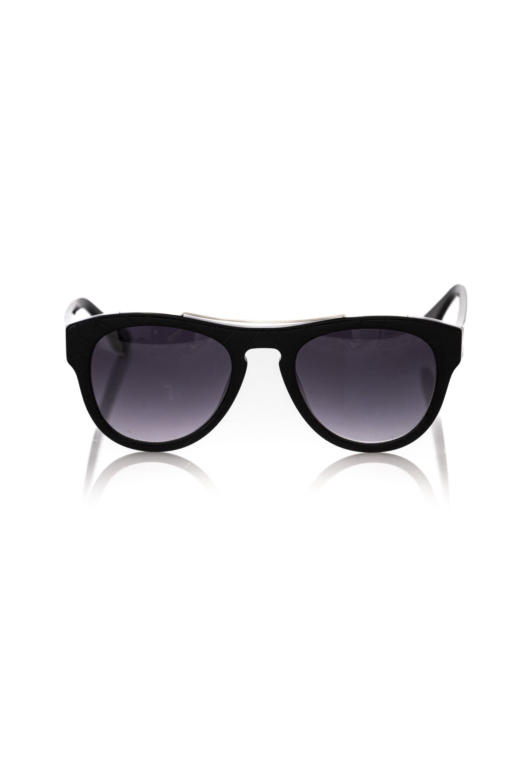 Frankie Morello Black Acetate Men Sunglasses - ClickThatClicks 