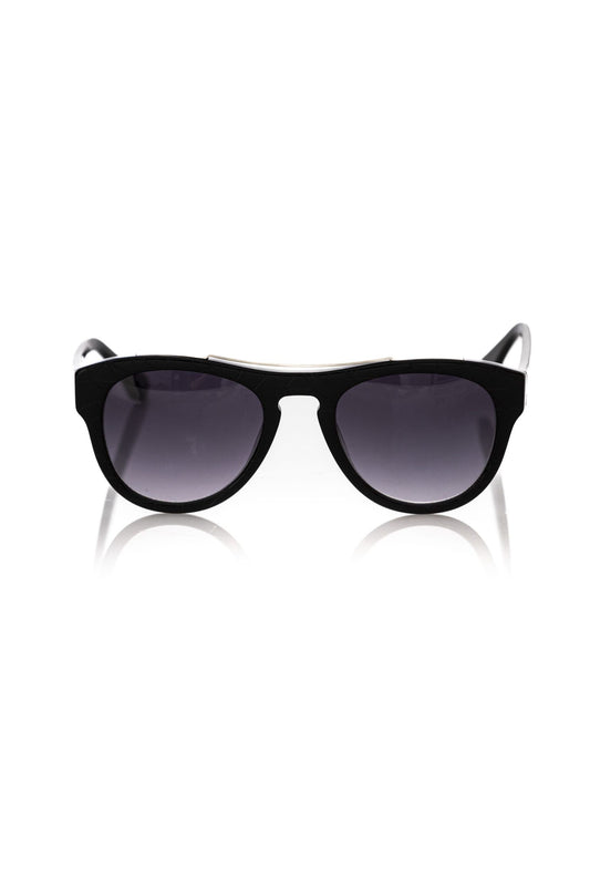 Frankie Morello Black Acetate Men Sunglasses - ClickThatClicks 