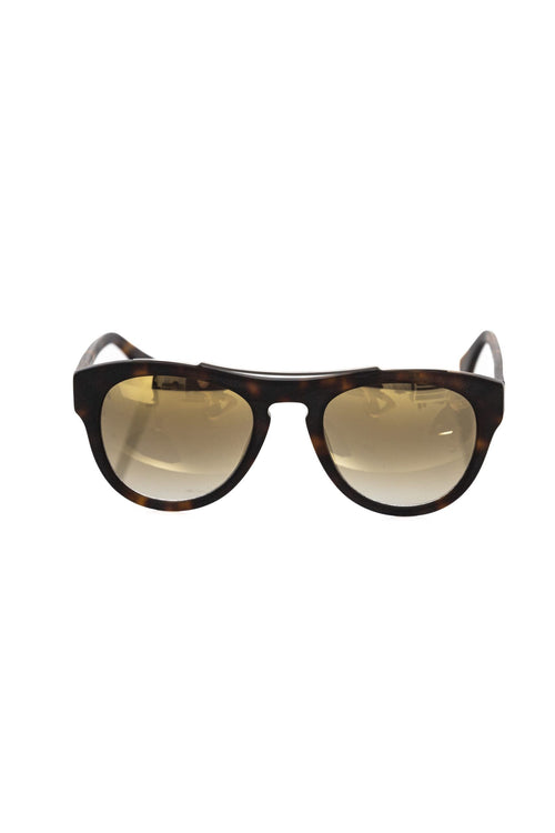 Frankie Morello Brown Acetate Mens Sunglasses - ClickThatClicks 