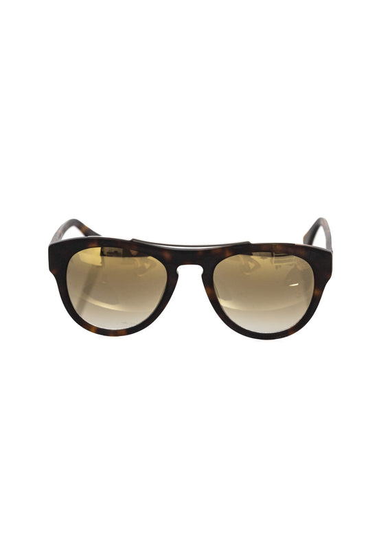 Frankie Morello Brown Acetate Mens Sunglasses - ClickThatClicks 