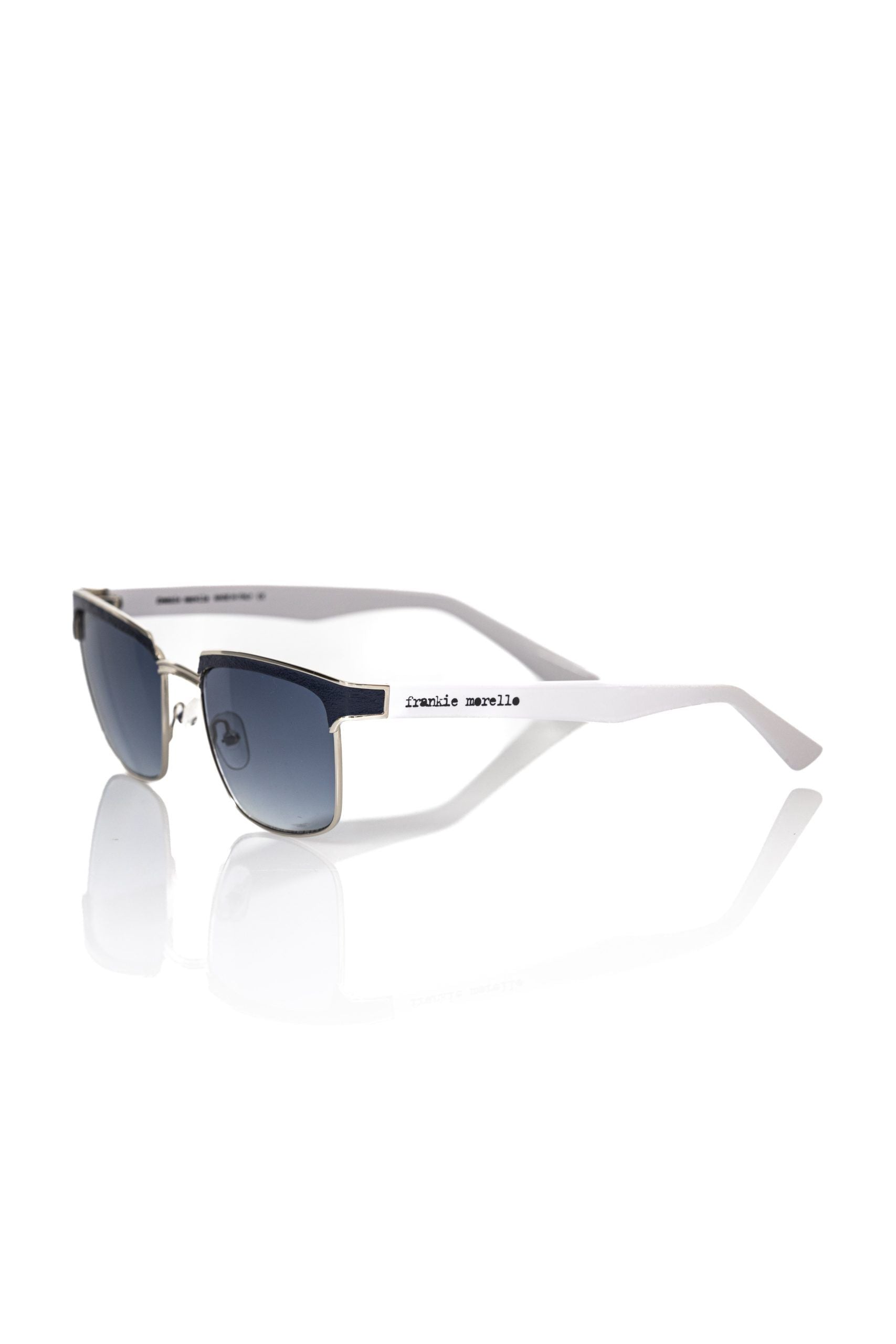 Frankie Morello Black Metallic Fiber Men Sunglass - ClickThatClicks 