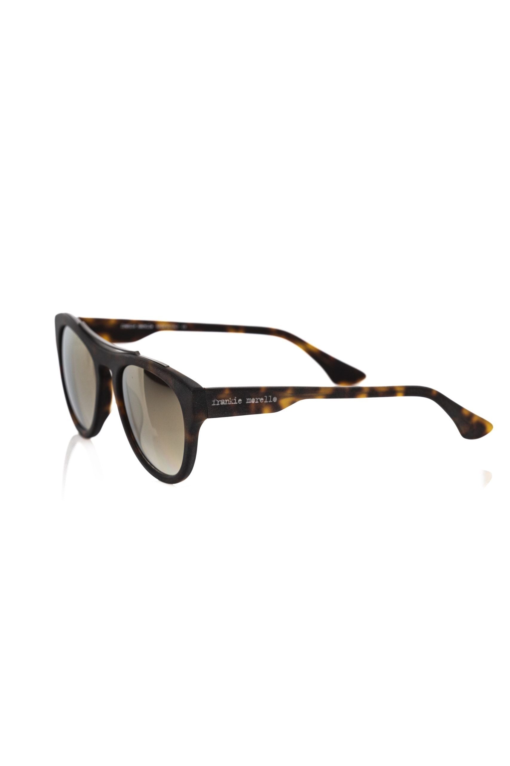 Frankie Morello Brown Acetate Mens Sunglasses - ClickThatClicks 