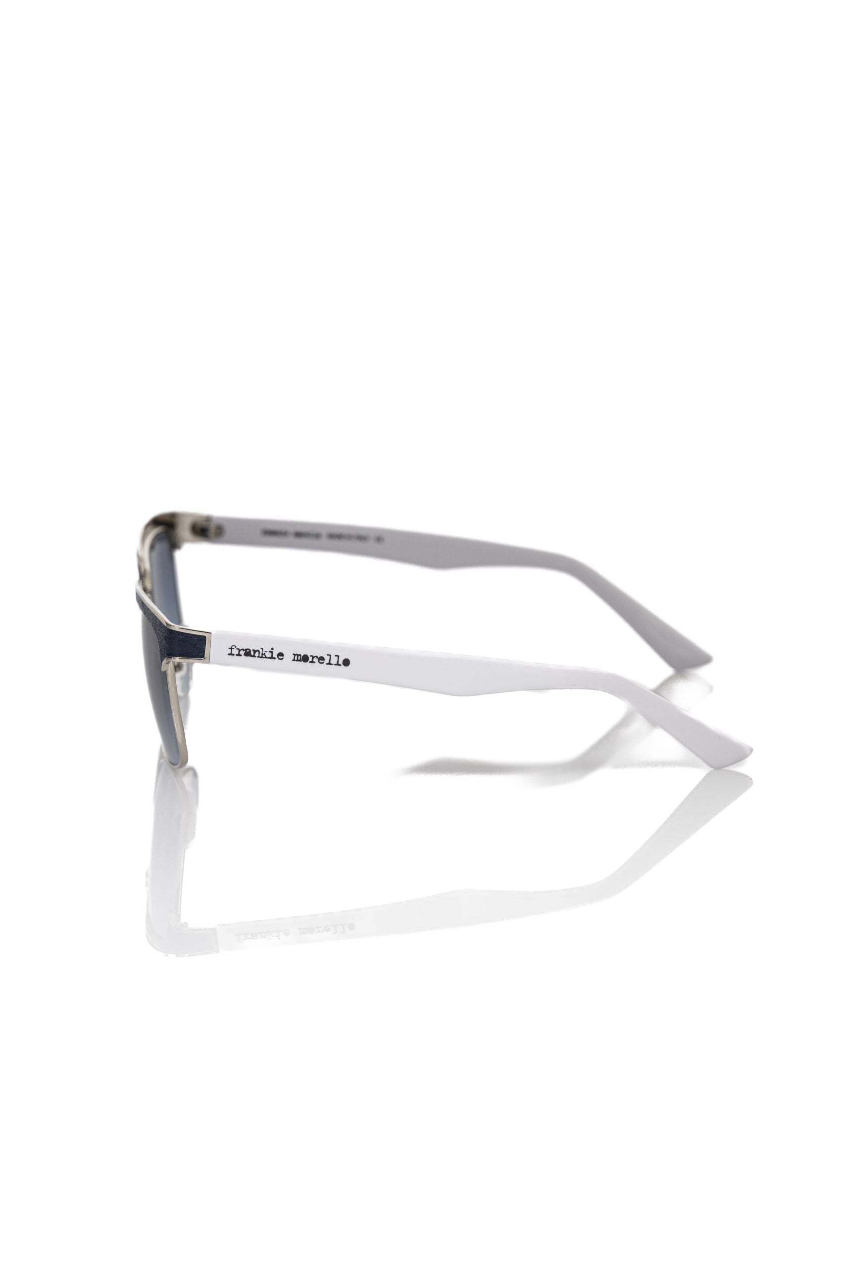 Frankie Morello Black Metallic Fiber Men Sunglass - ClickThatClicks 