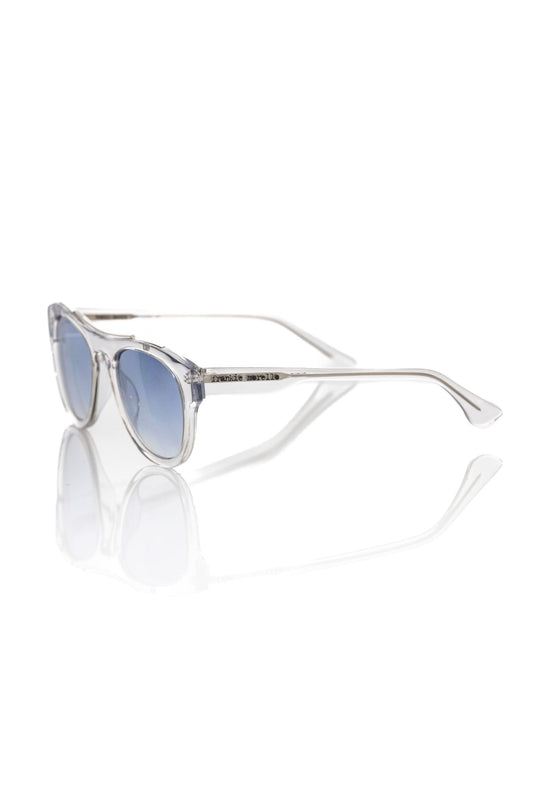 Frankie Morello White Acetate Men Sunglass - ClickThatClicks 