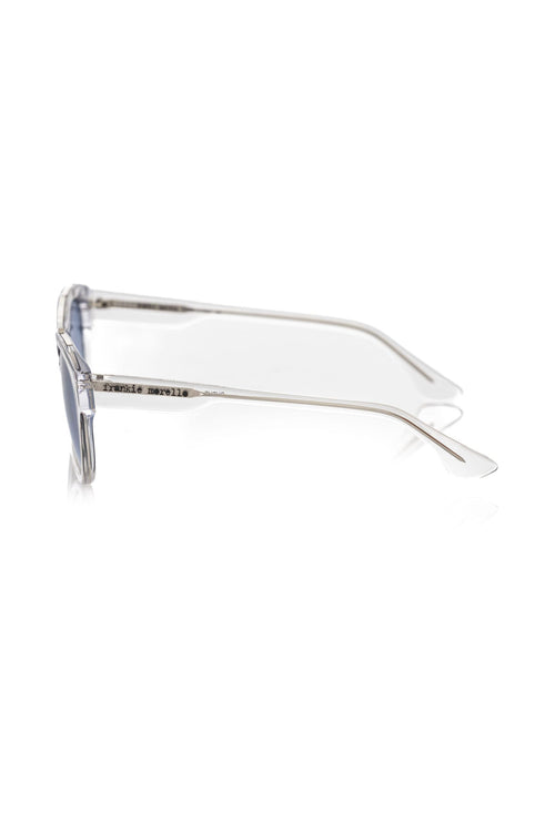 Frankie Morello White Acetate Men Sunglass - ClickThatClicks 