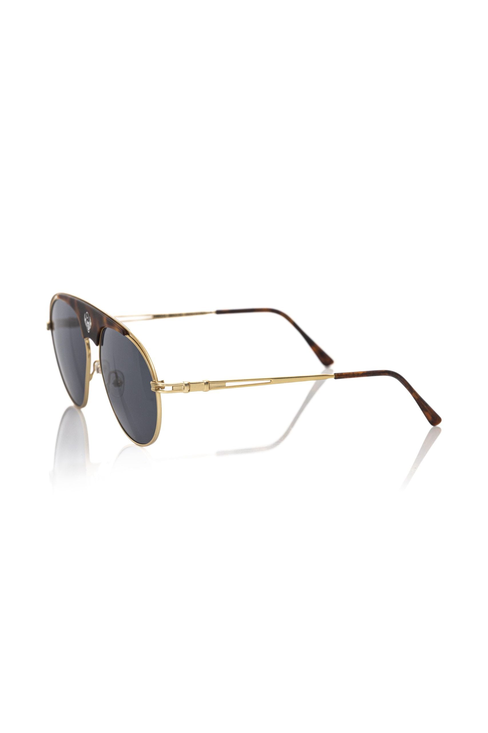 Frankie Morello Brown Metallic Fibre Men Sunglass - ClickThatClicks 