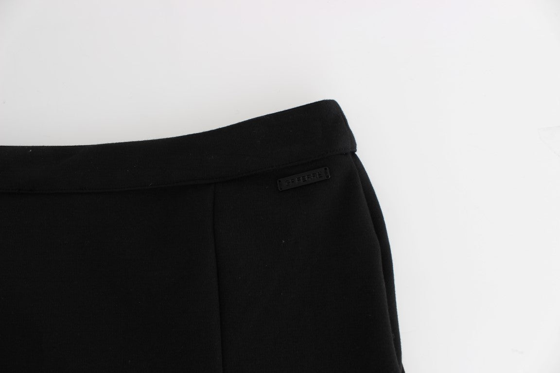 GF Ferre Black Straight Pencil Skirt - ClickThatClicks 