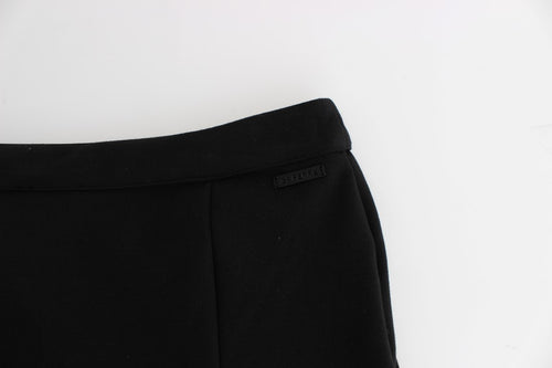 GF Ferre Black Straight Pencil Skirt - ClickThatClicks 