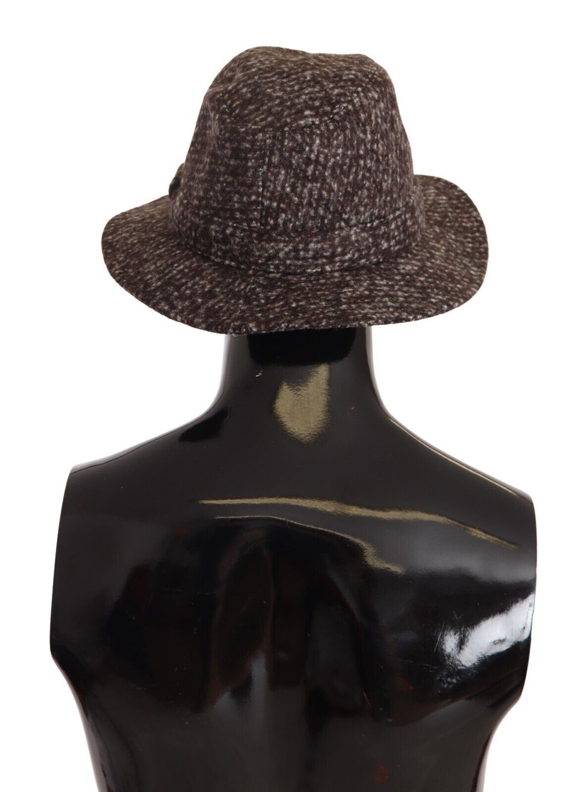 Dolce & Gabbana Gray Melange Blended Textured Tweed Hat - ClickThatClicks 