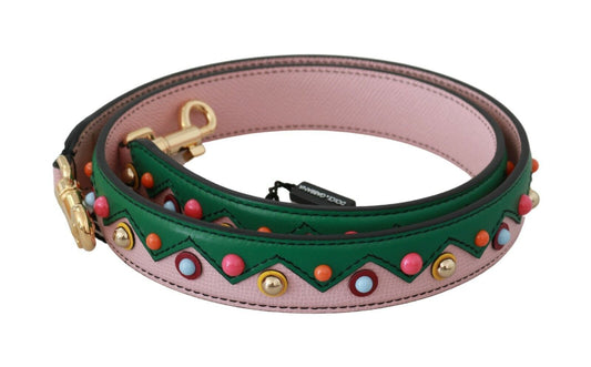 Dolce & Gabbana Shoulder Strap Leather Pink Handbag Accessory - ClickThatClicks 