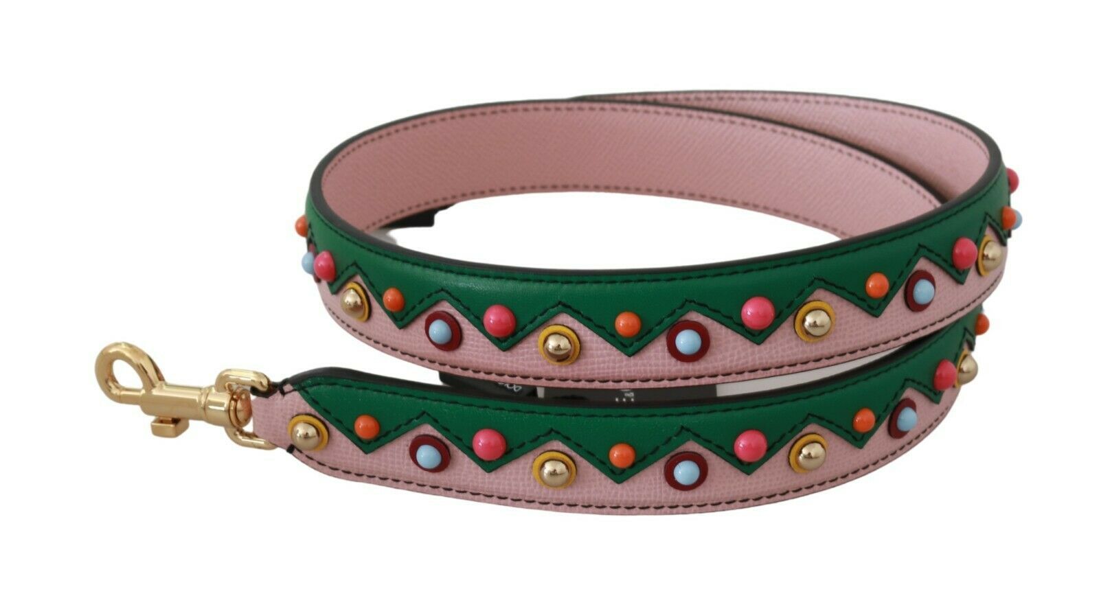 Dolce & Gabbana Shoulder Strap Leather Pink Handbag Accessory - ClickThatClicks 