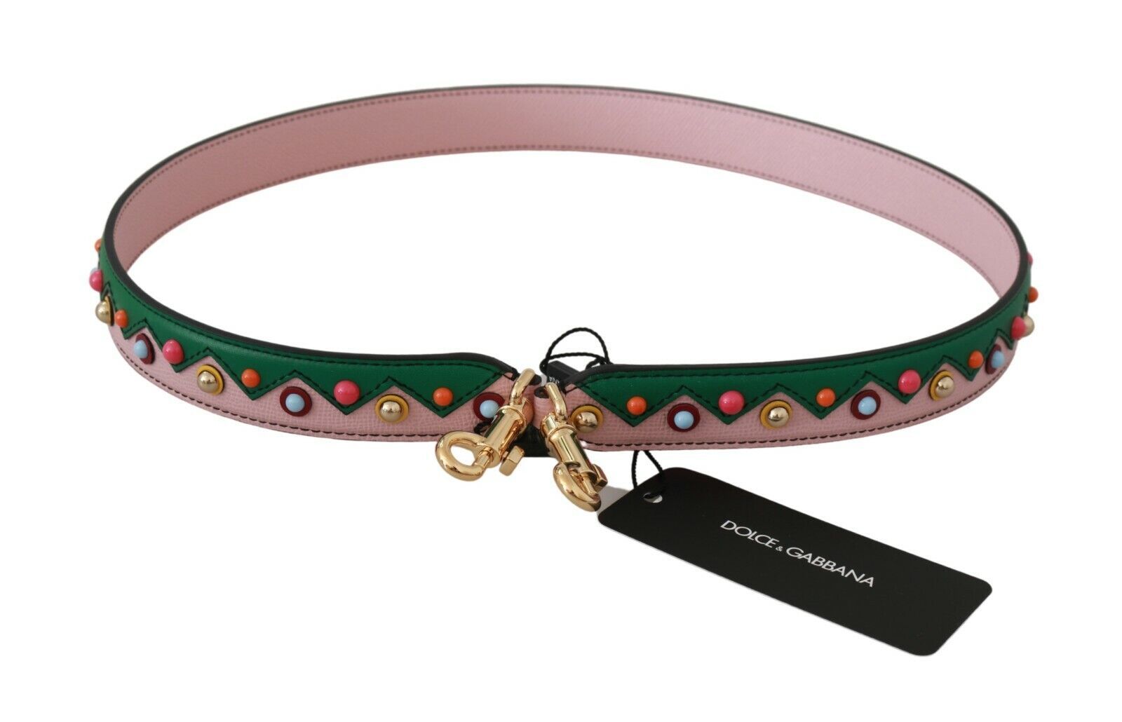 Dolce & Gabbana Shoulder Strap Leather Pink Handbag Accessory - ClickThatClicks 