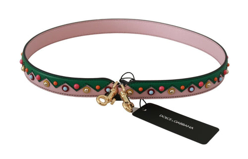 Dolce & Gabbana Shoulder Strap Leather Pink Handbag Accessory - ClickThatClicks 