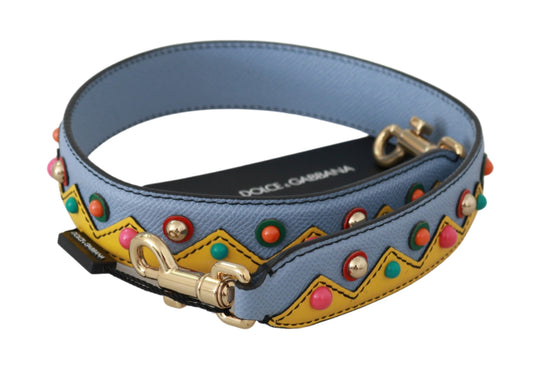 Dolce & Gabbana Blue Handbag Accessory Shoulder Strap Leather - ClickThatClicks 